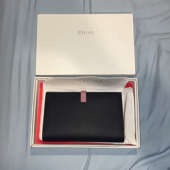 Celine Bicolor Long Strap Wallet - Picture 4 of 5
